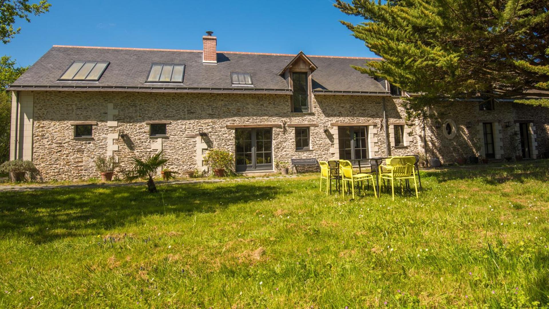 L'Elegante Villa Savennieres Bagian luar foto