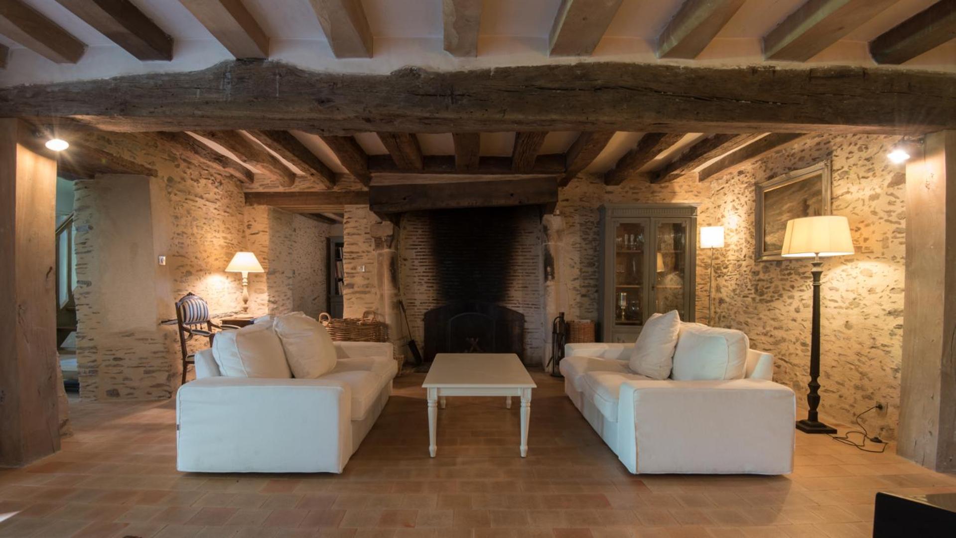 L'Elegante Villa Savennieres Bagian luar foto